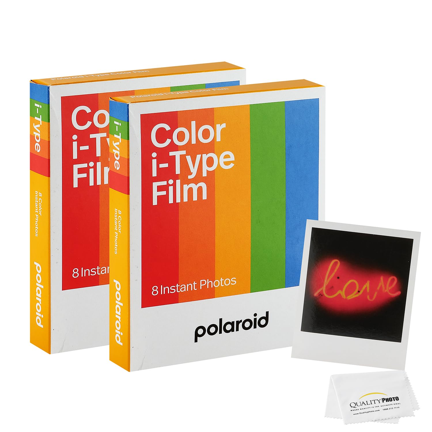 Polaroid Film couleur de type I pour maintenant, maintenant +, i2 + chiffon photo de qualité, 16 feuilles