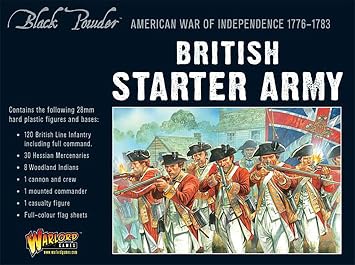 Warlord Games Black Powder: British Army Starter Set | Hobby Figures & Accessories, 28mm Miniatures for Tabletop Wargaming
