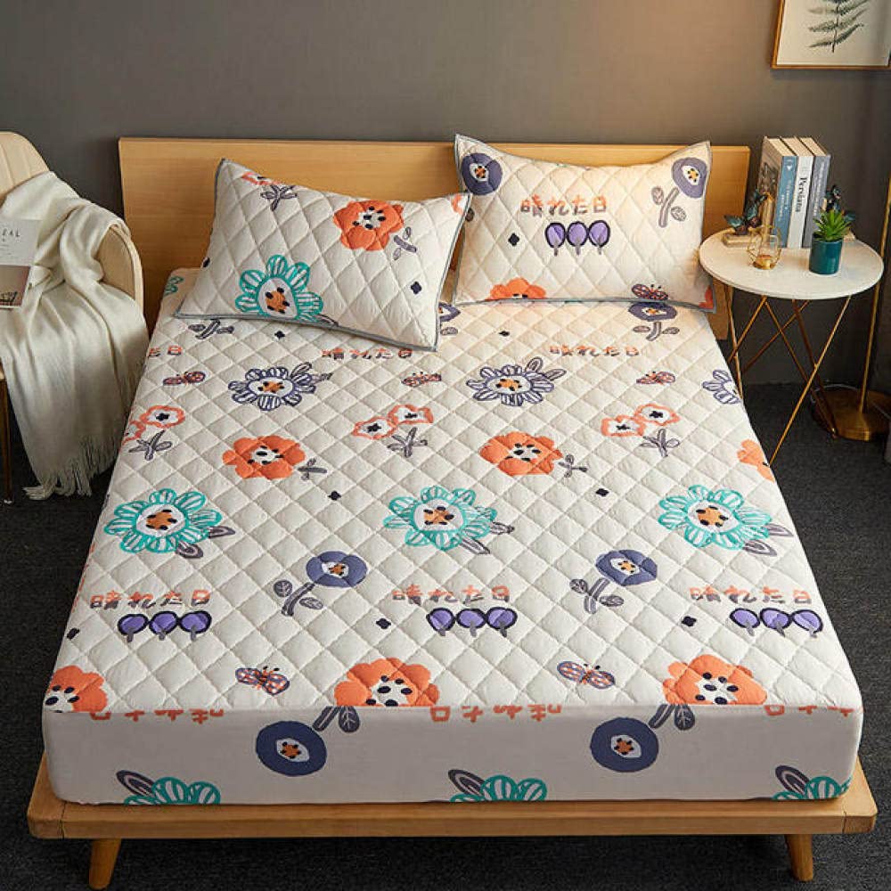 Drap de lit imperméable matelassé protège-matelas 120x200 pour une protection totale