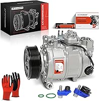 Vista 1 de A-Premium Compresor de aire acondicionado de CA con embrague compatible con A4 2004-2015, A4 Allroad 2013-2016, A4 Quattro, A5, A6, Q3, Q5, Q7