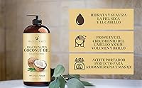 Vista 6 de Handcraft Blends Aceite de coco fraccionado – 16 onzas líquidas – 100% puro y natural – Aceite portador de alta calidad para piel, cabello y cuerpo