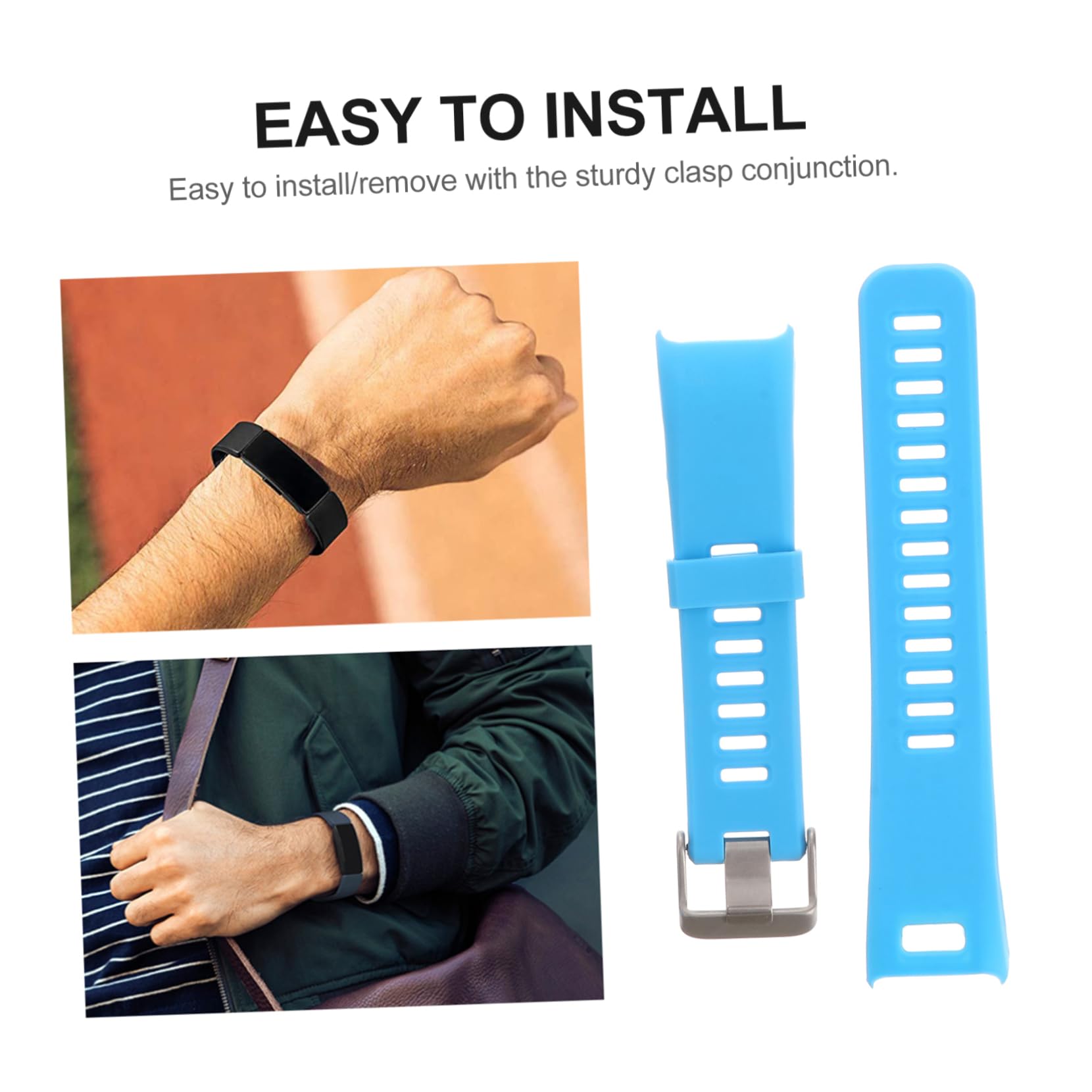 Bracelet De Rechange Silicone Pour Montre Connectée Compatible Avec Divers Modèles Design Unisexe Et Confortable Pour Usage Quotidien