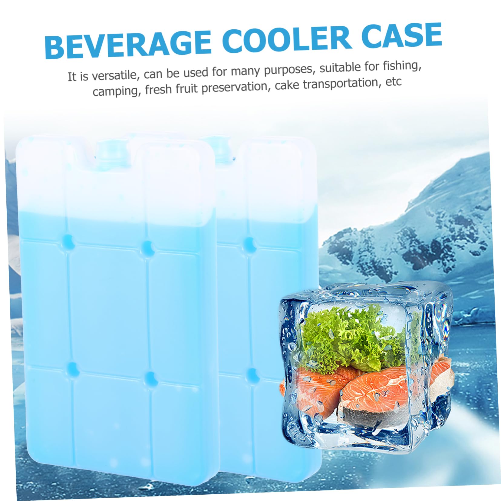 PRETYZOOM 6 Piezas nevera portátil neveras portatiles bolsas termicas bolsa de hielo portátil enfriador portátil recipientes para alimentos contenedor de hielo bolsa de hielo refrescante