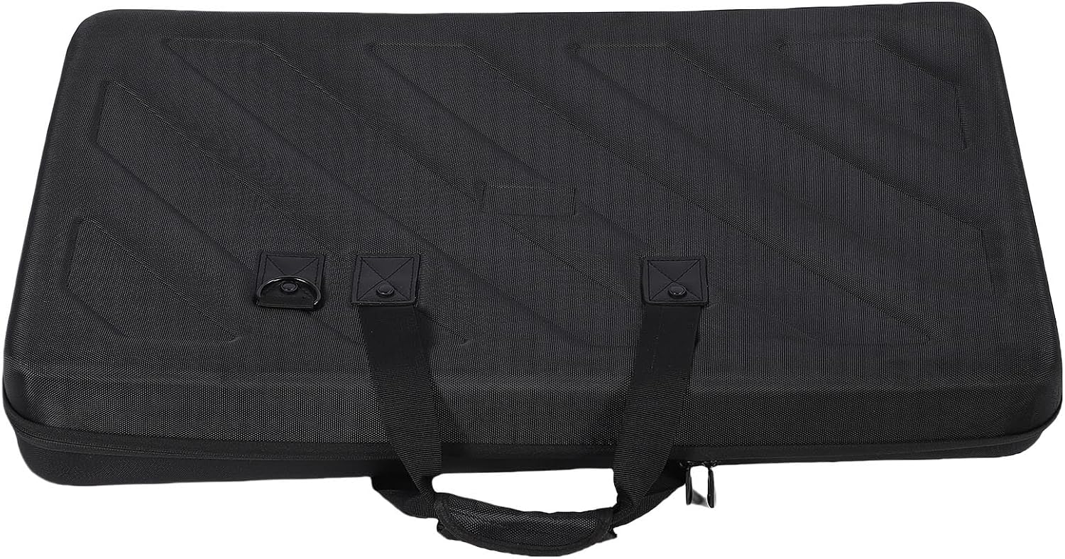 Drfeify 2 Channel DJ Controller Bag DJ Controller Case Travel Case with Shoulder Strap Handle & Foam Protection for DDJFLX4 DDJ-400 DDJSB2 DDJSB3 DDJRB