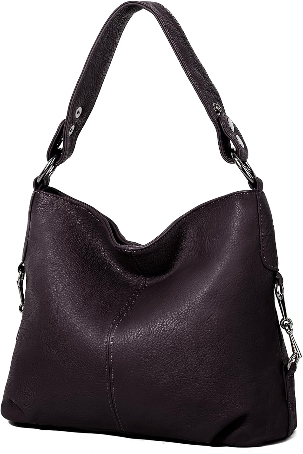 YALUXE Genuine Leather Shoulder Bags Stylish Hobo Handbags Purses Crossbody Bags for Women | Genuine Leather, Stylish - Image 3