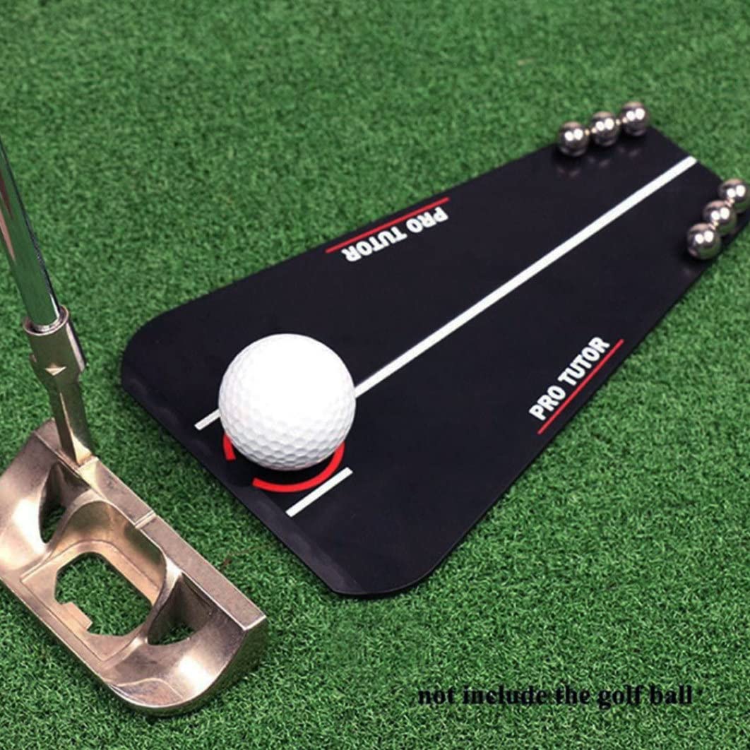 Ayuda para Putting de Golf, alineación de Entrenamiento, Tutor Putter, Espejo portátil, Accesorios para Juegos de Golf