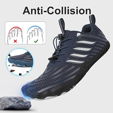 Barefoot Water Shoes for Women MenUnisex Pro Footwear Barefoot ShoesWaterproof Trail Running Healthy & Non-SlipWide Toe Zero Drop Hiking