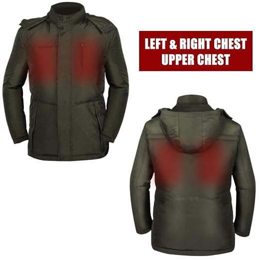 Buy GLOBAL VASION Heated Jacket Winter 