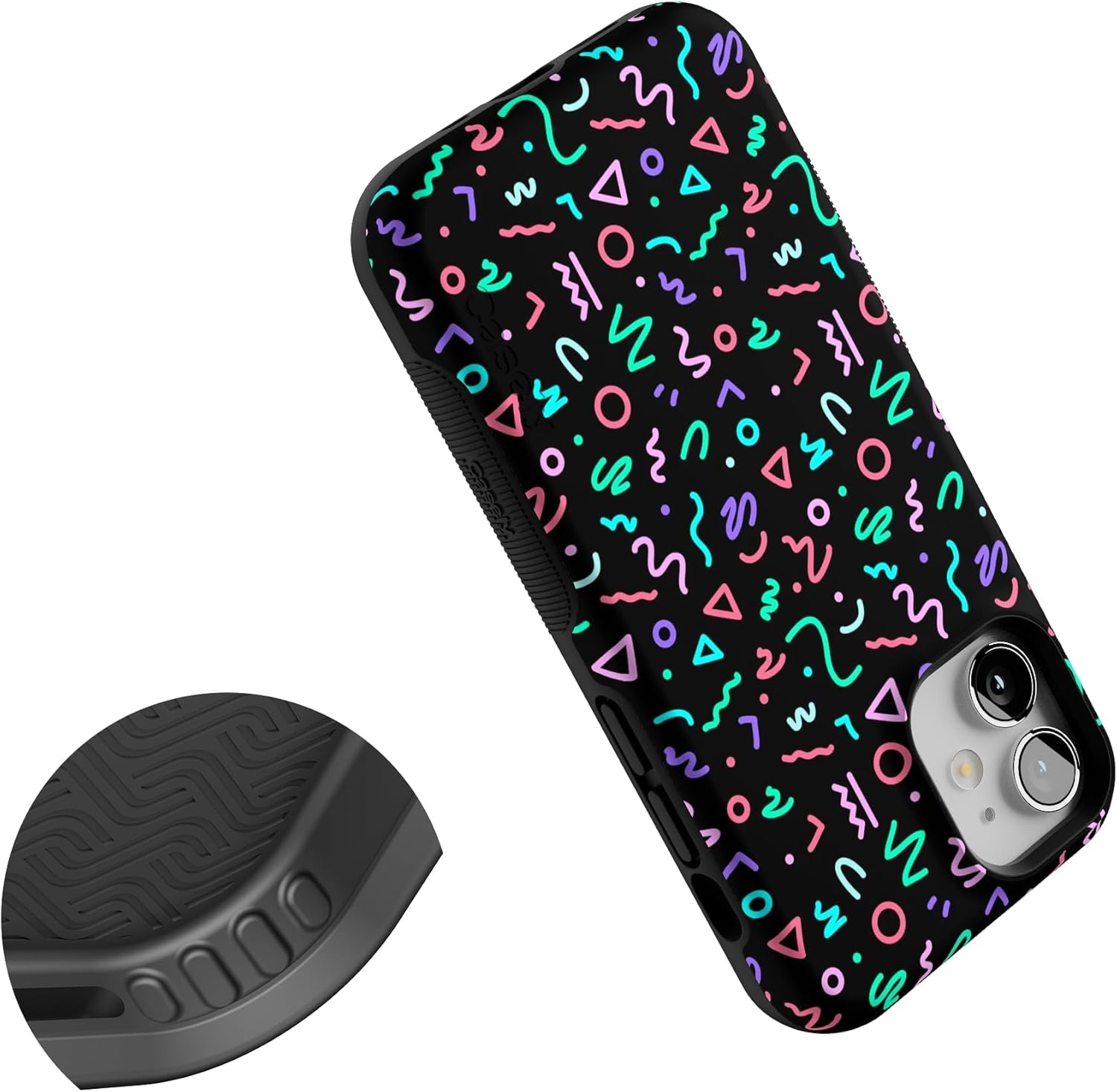 Casely iPhone 12 Mini Case | Always Vibing | Retro | Compatible with MagSafe | Bold Protective Design