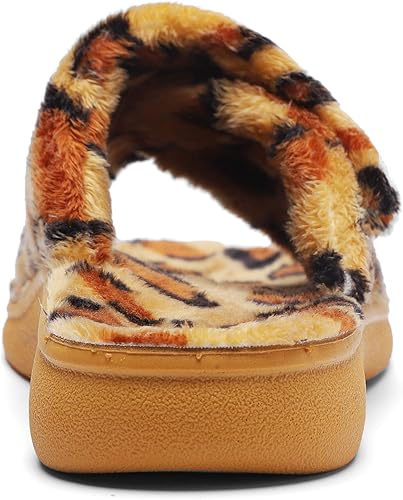 Miniatura 5 de SOLLBEAM Pantuflas ortopédicas ajustables con soporte de arco ortopédico para mujer para fascitis plantar con talón ortopédico