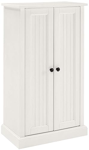 Crosley Furniture Seaside Accent Storage Cabinet, Bar, Buffet for Kitchen,