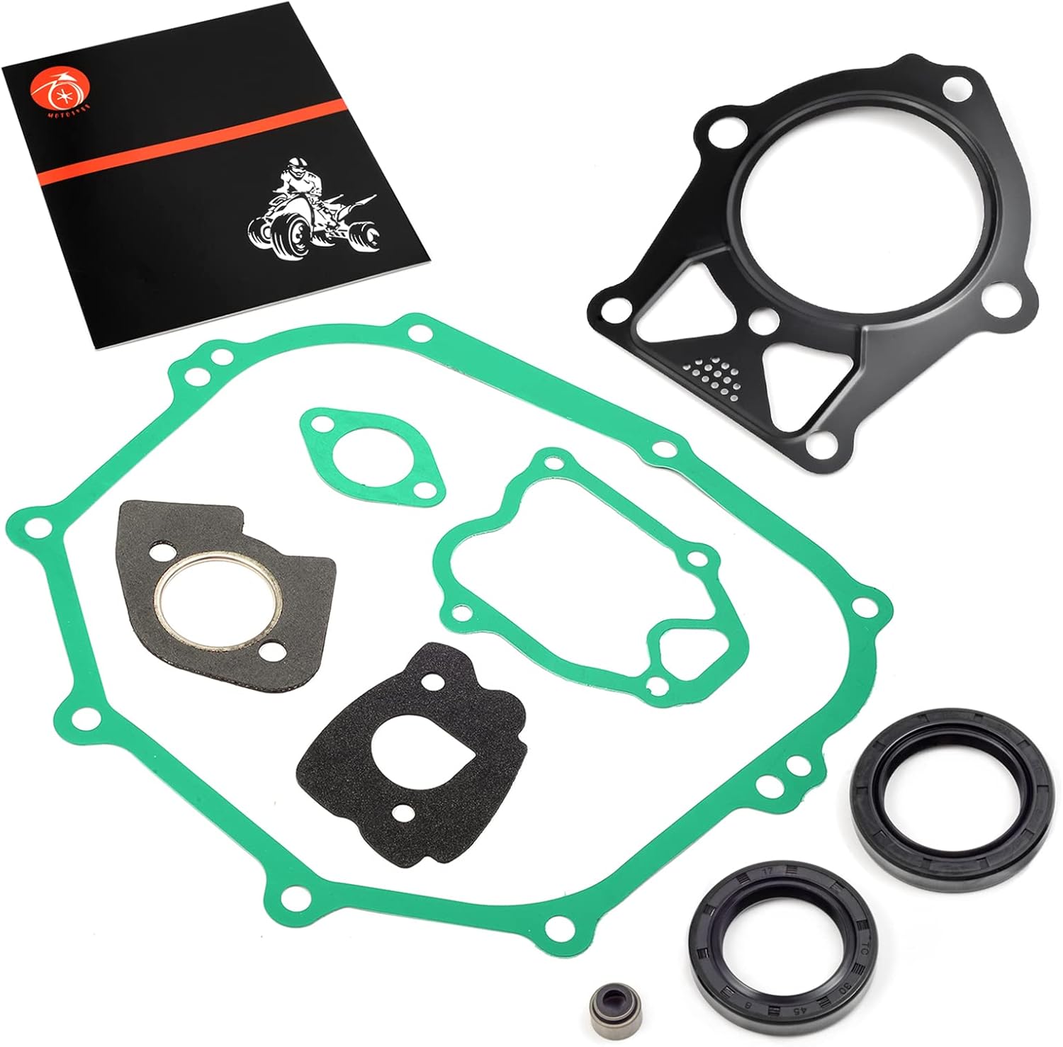 Gaskets Seals Rebuild Kit Compatible with Yamaha G14 1995 1996 Gas Golf Cart Motor Engine JN5-11181-00