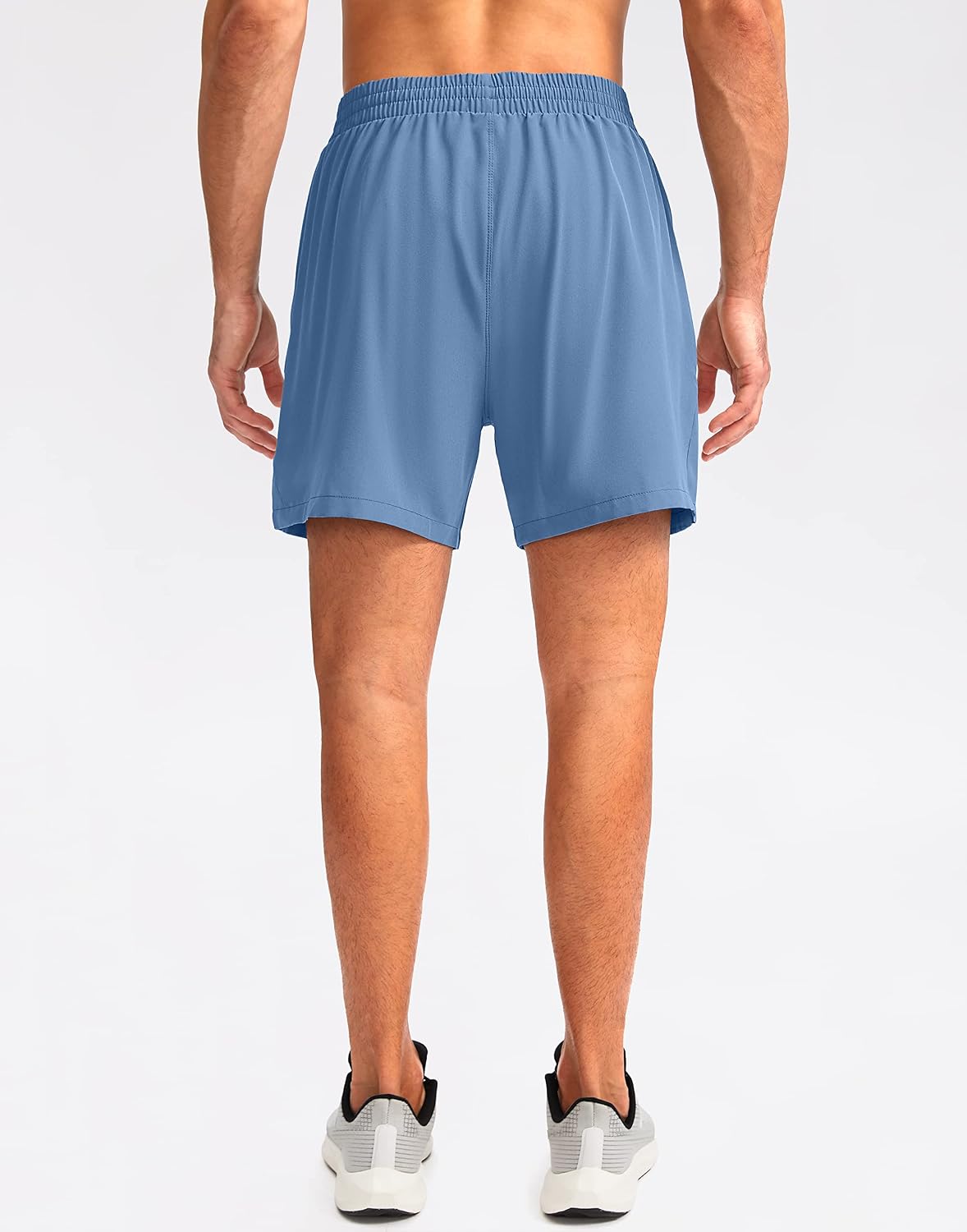 Pudolla Men's Workout Running Shorts 7"/5"/9" Lightweight Gym Athletic Shorts for Men with Zipper Pockets