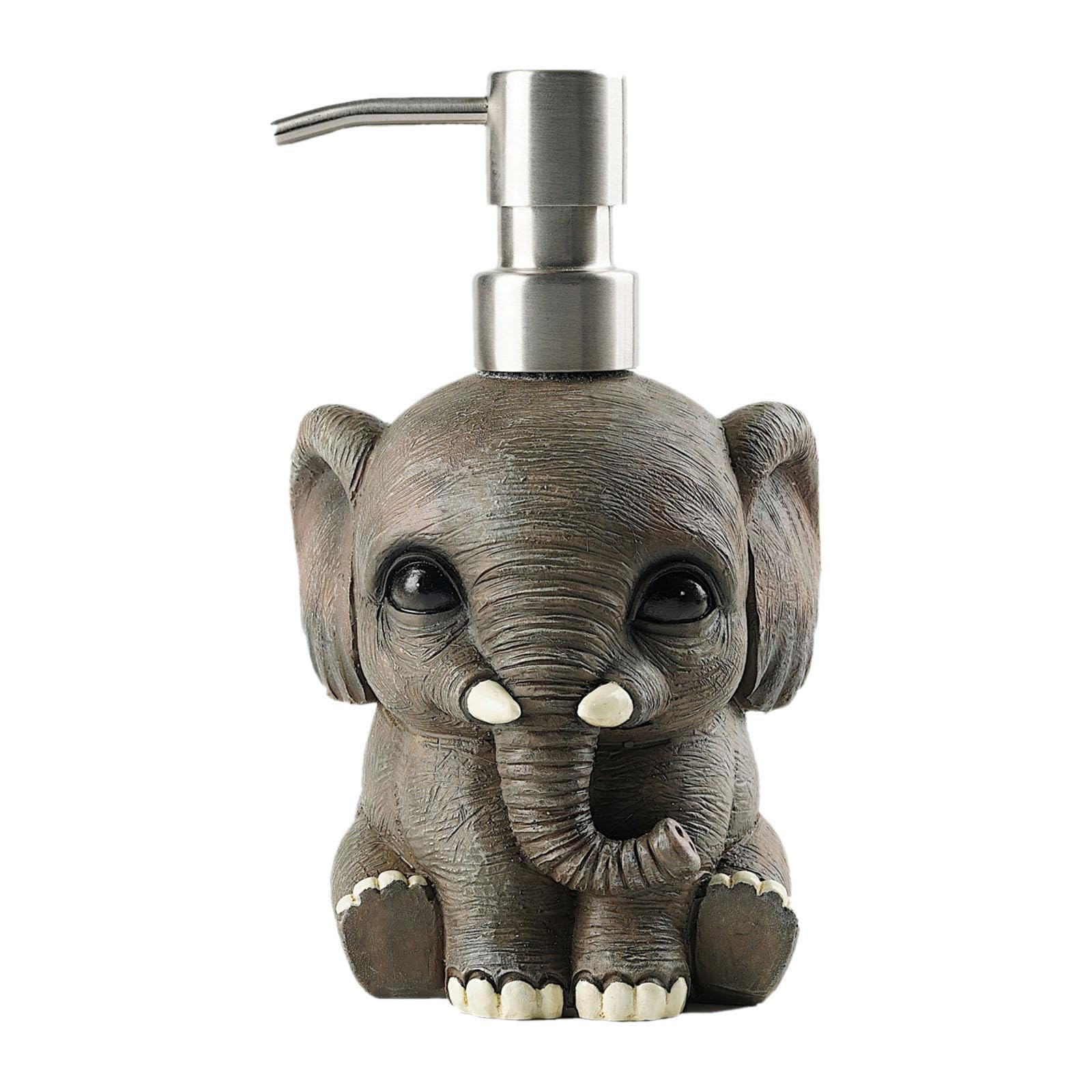 CYDZSRA Beautifully Designed Hand Soap Dispenser Elephant Shape Soap Dispenser Excellent For Any Kitchen Bathroom Style Pump Bottle Pump Bottle
