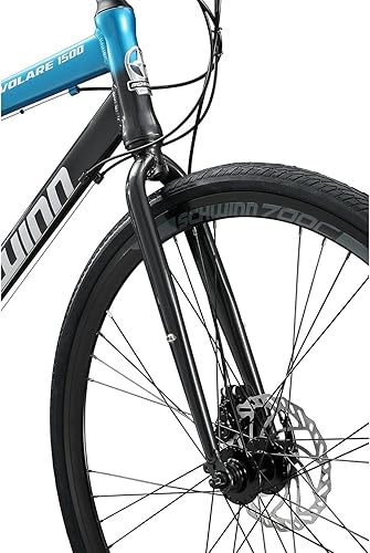 Miniatura 37 de Schwinn Volare 1300 Bicicleta de carretera, 700c para hombre y mujer, bicicleta de carretera de barra de caída de 14 velocidades, marco de aluminio