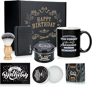 Birthday Gifts for Men Who Have Everything, Mens Birthday Gift Ideas, Unique Personalized Birthday Gifts Box for Dad Boyfriend Husband Brother Coworker, Thank You Gifts Presents Baskets for Him