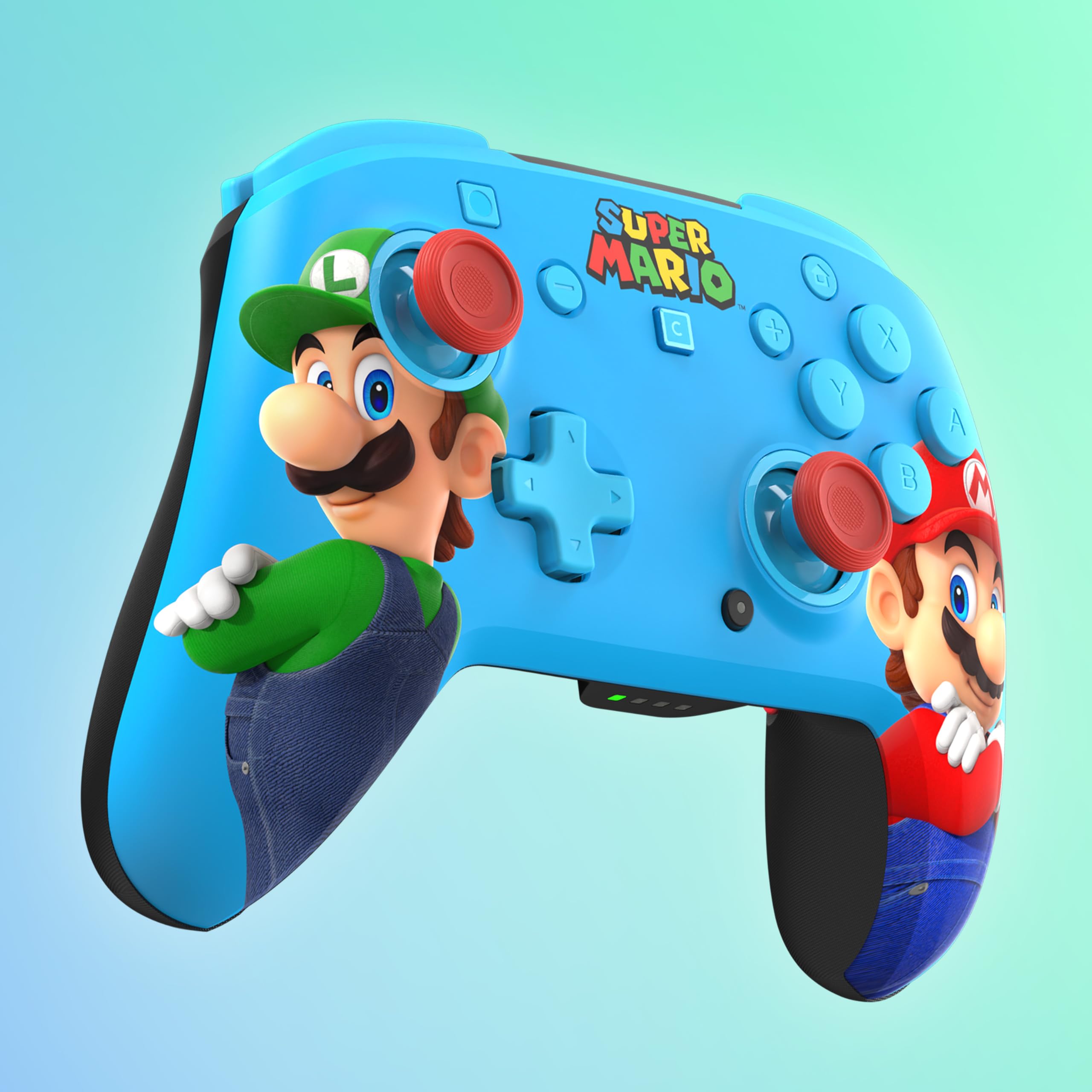 Turtle Beach Rematch Mario e Luigi Controller da gaming wireless per Nintendo Switch. Funziona anche con Nintendo Switch 2