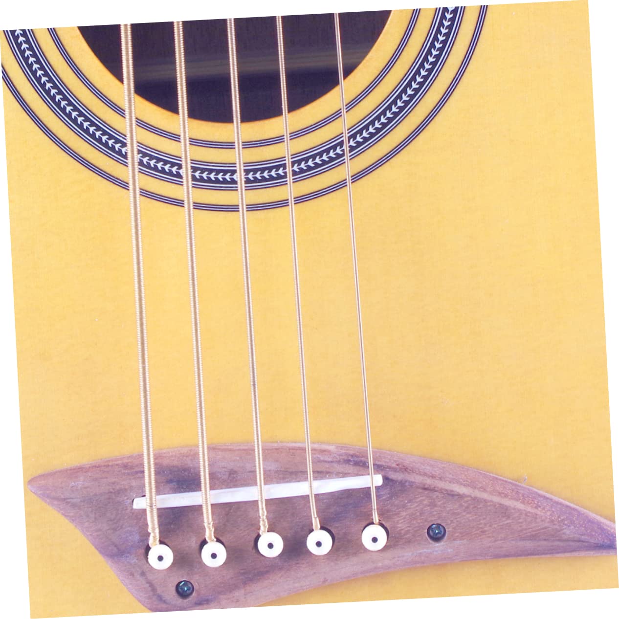 Set di Corde in Acciaio al Carbonio e Ottone 5 Corde per Basso Acustico Resistenti all'Usura Facile Installazione per Musicisti