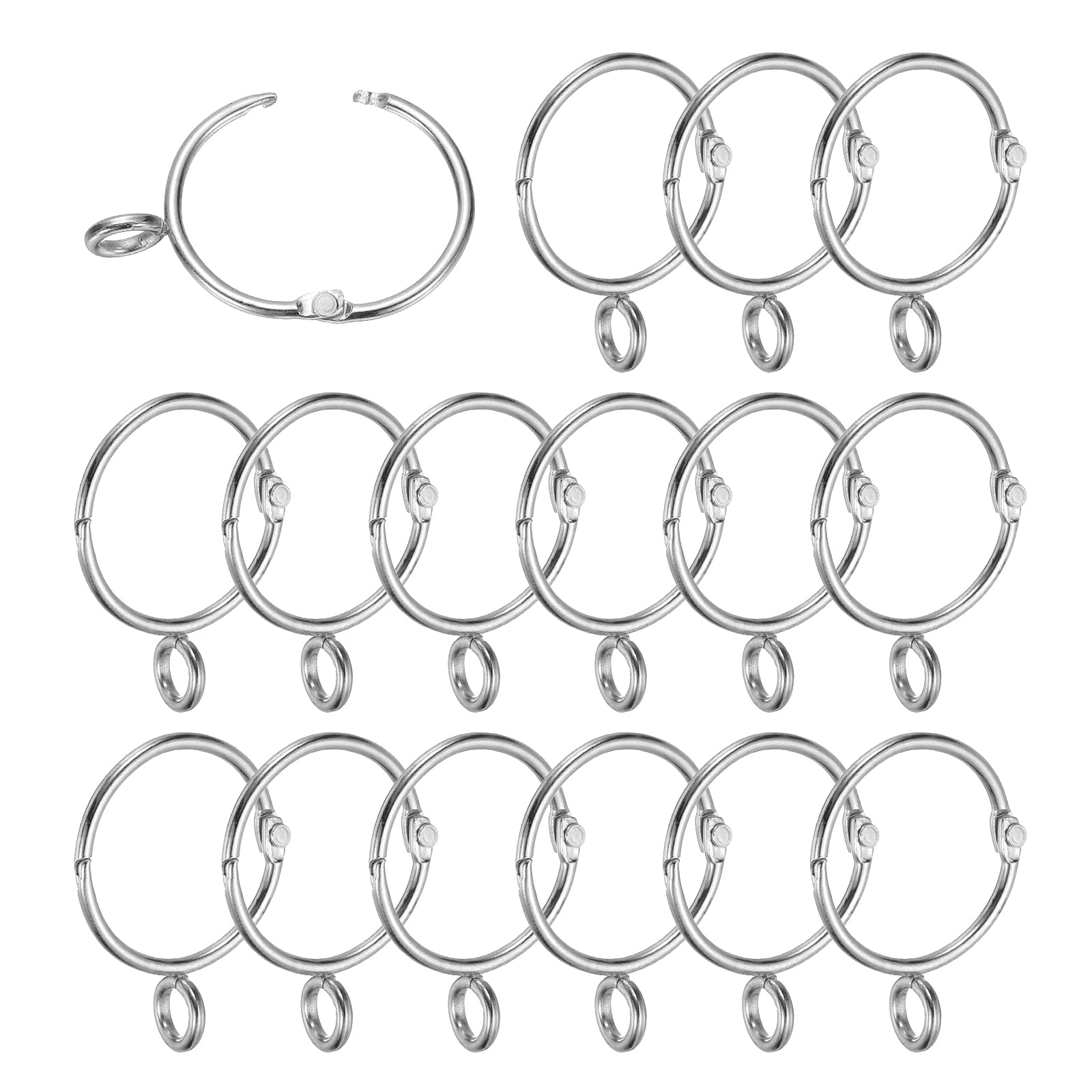 Anillos de cortina para renovar las ventanas del salón y colgar cortinajes con alfileres