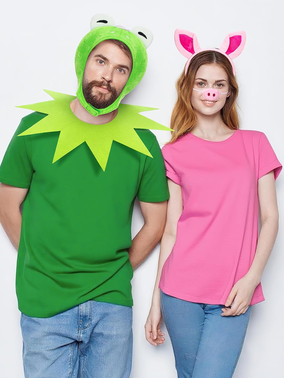 Shyyween 3 Pcs Halloween Green Frog Costume Cute Accessories Set Cosplay