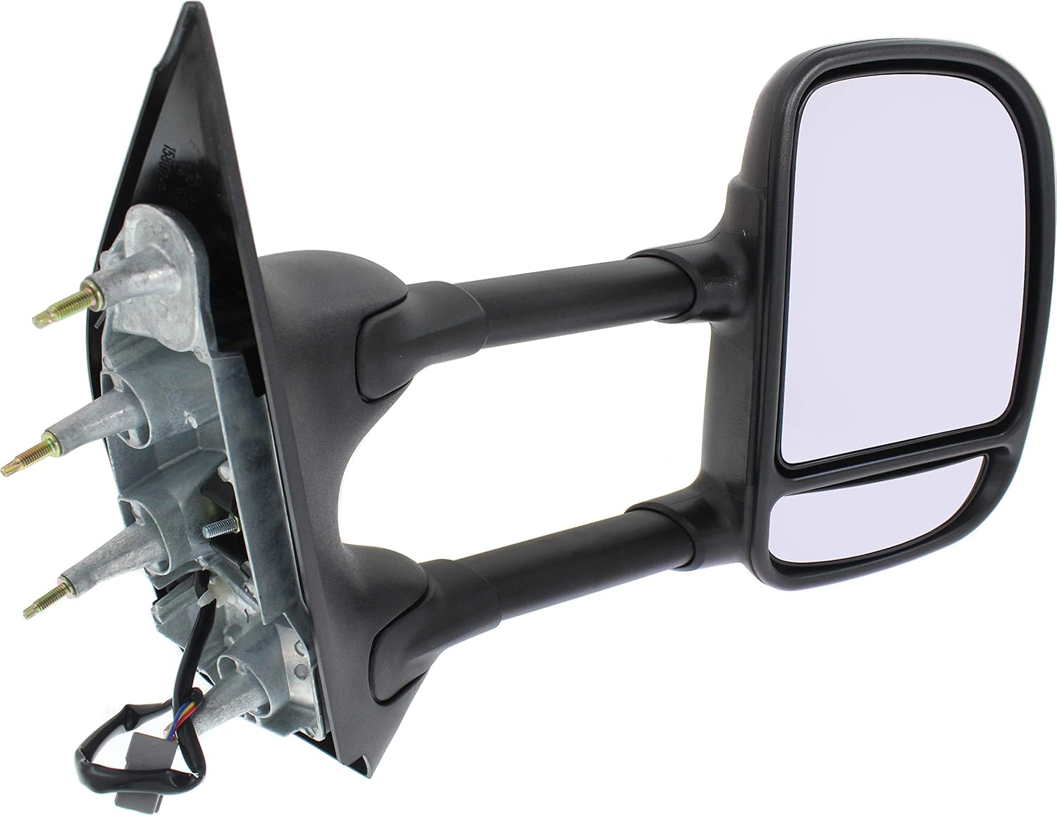 Kool Vue Passenger Side Power Towing Mirror for Ford E-350 Super Duty 2002-2008 Without Puddle Lamp Textured Standard Passenger Van
