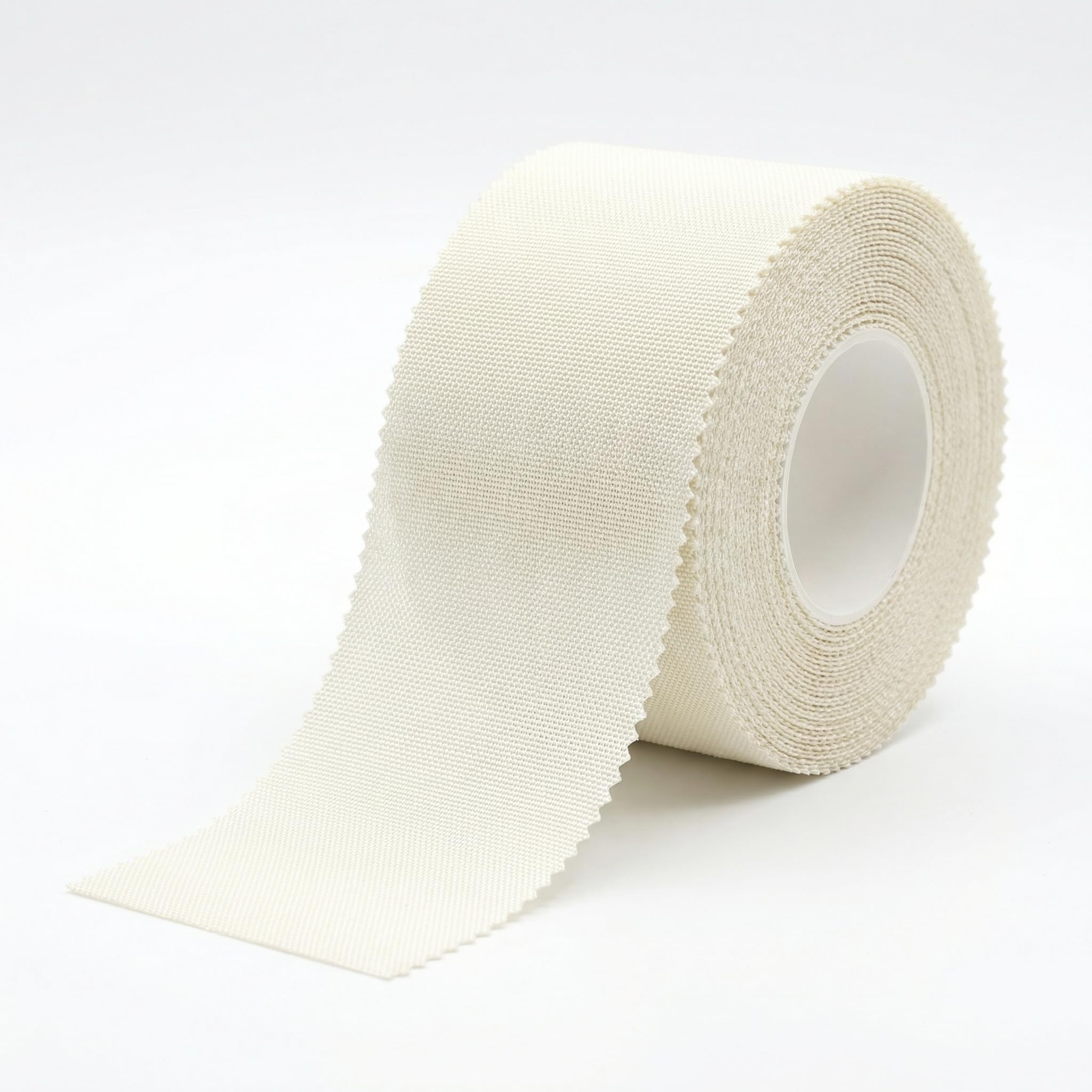 KMINA Esparadrapo de Seda (576 unidades, 48 cajas de 12) 2,50 cm x 5 m Blanco, Transpirable y Sin Látex