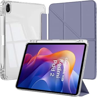 Case for Xiaomi Redmi Pad 2 11 Inch 2025 Y-Shaped Stand Slim Cover Lavender