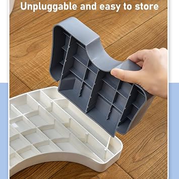 Foldable Toilet Potty Stool, Squatting Potty Foot Stool, Foldable Toilet Thickened Adult Squatting Pit Gifts Stockpots (White)