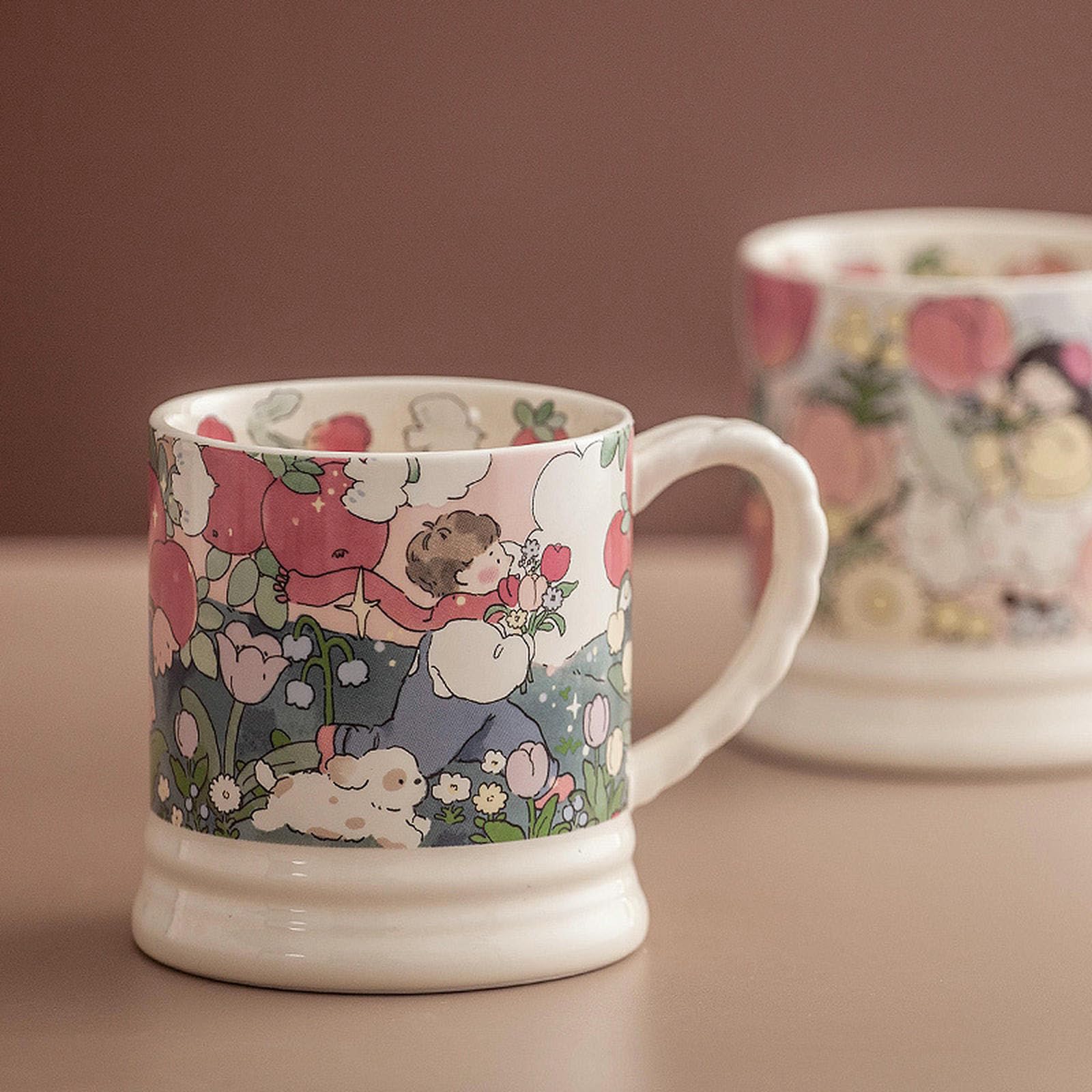 Tazza da caffè da 340 ml, simpatica personalità creativa, per la colazione e il caffè, per ragazzi e ragazze
