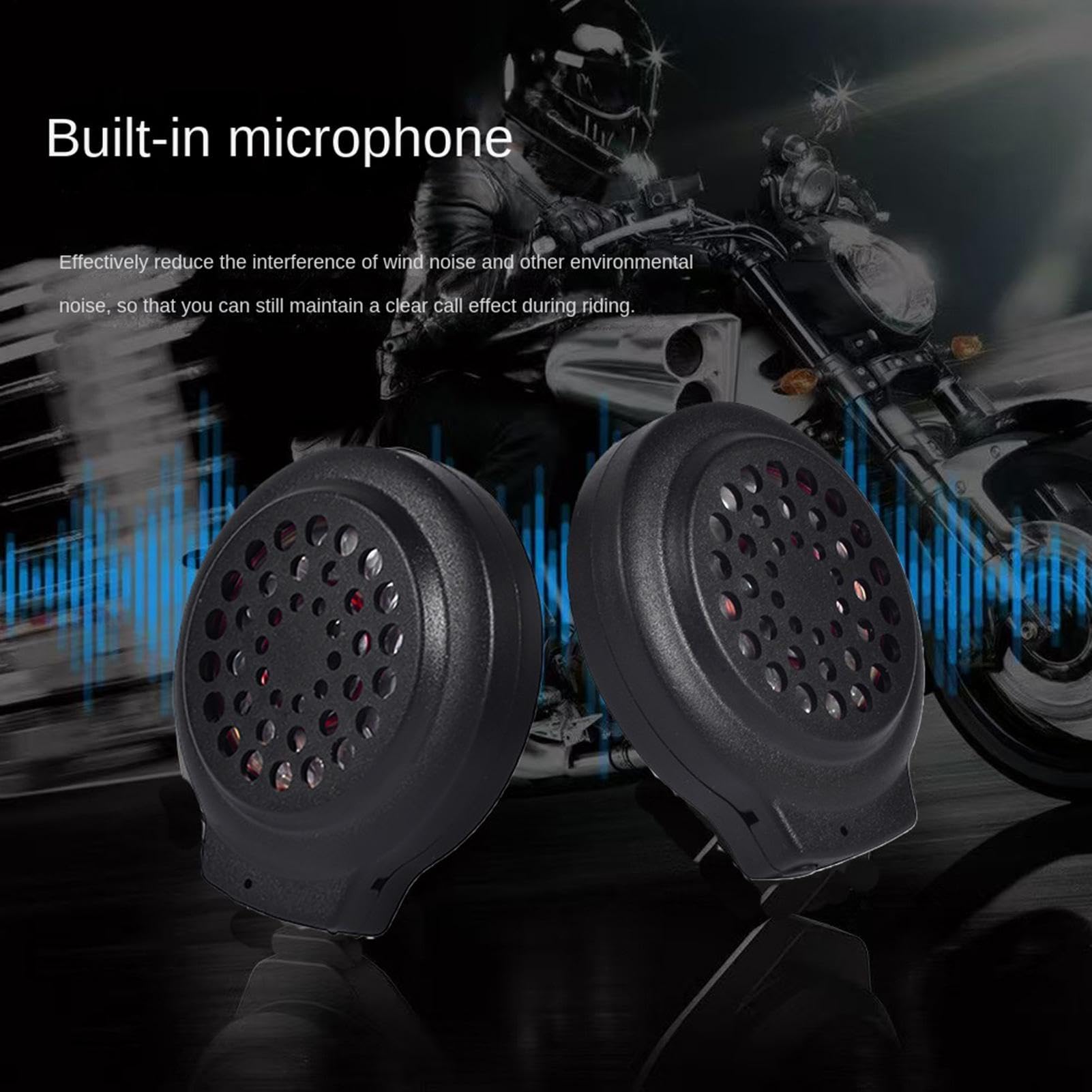Générique Cuffie Moto Senza Fili con Riduzione Del Rumore