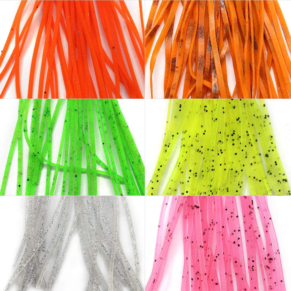 Finew - jupes en Silicone coupe caoutchouc pour la pêche à la mouche