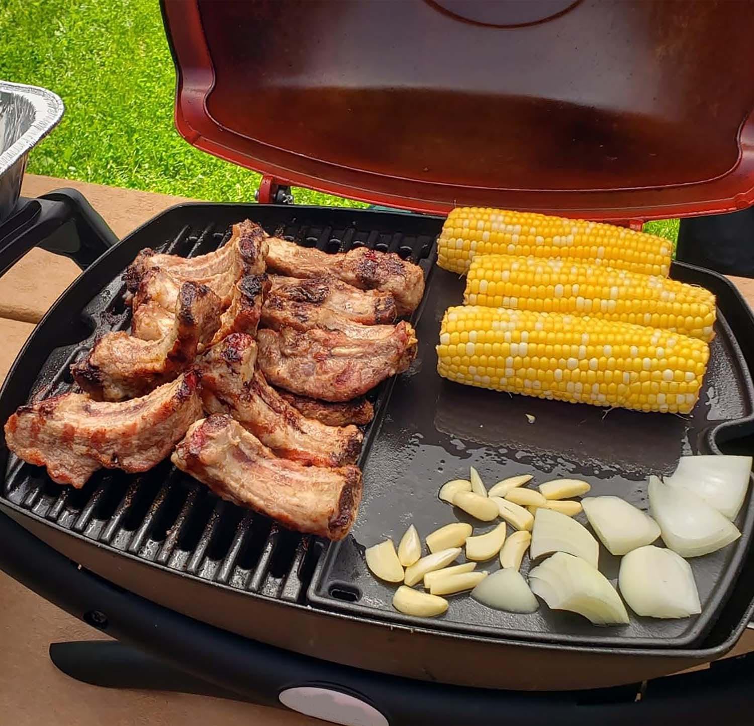 Plaque Plancha 32x22cm pour Weber Q100 Q120 Q140 Q1000 Q1200 Q1400 Accessoires Barbecue Gril à Gaz Pièce de Rechange 6558