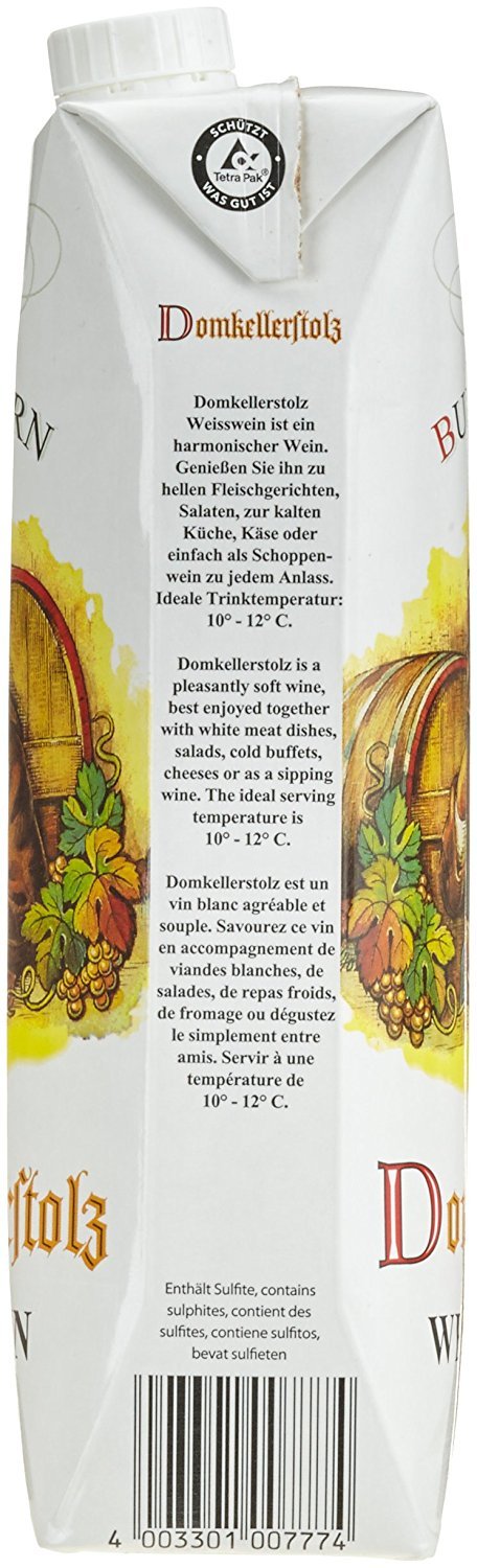 Domkellerstolz EGTafelwein Weißwein (12 x 1 l)