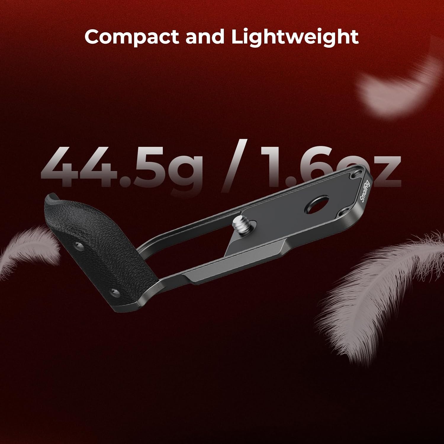 SmallRig X Half L-Shaped Grip for FUJIFILM X Half Camera, Built-in Quick Release Plate for Arca, Lightweight Ergonomic Silicone Handle with Hot Shoe Cover (Charcoal Silver) - 5217 - Image 7