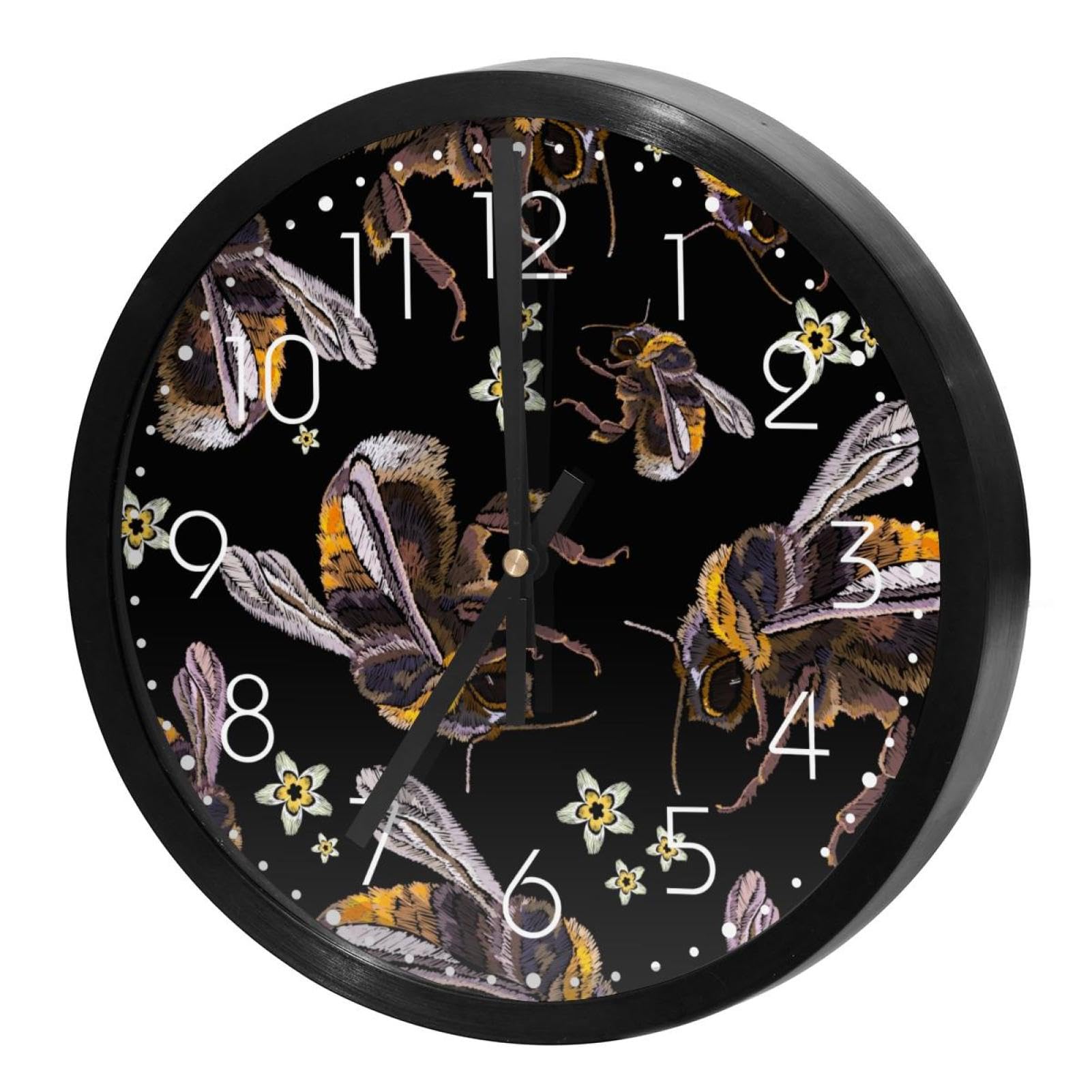 Horloge murale silencieuse sans tic-tac pour un sommeil préservé