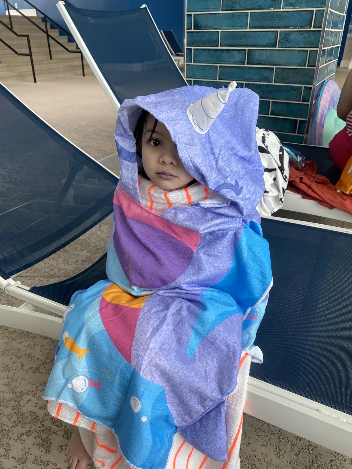 A FOR ADLEY Merch, Magic Narwhal Towel Designed by Adley