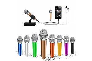 Mini Microphone,Cheap Tiny Microphone for iPhone Android PC,Asmr Microphone Mini Karaoke Microphone...