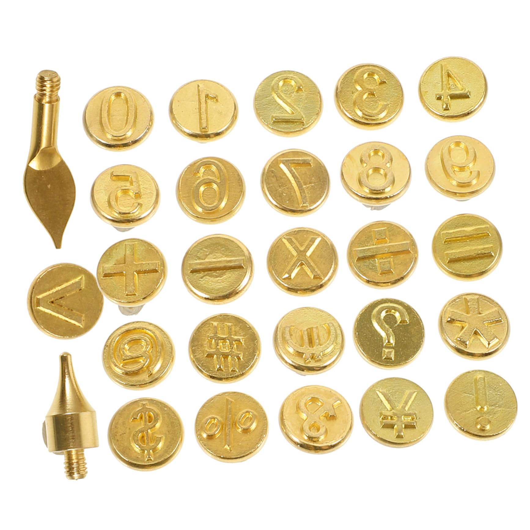 HOMSFOU 2 Set Punte per Pirografia Numerate Kit Strumenti per Incisione e Creazioni per Fai da Te Accessori per creatività e Progetti Unici