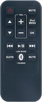 RAK-SC989ZM Replace Remote Control fit for Panasonic Compact Stereo System