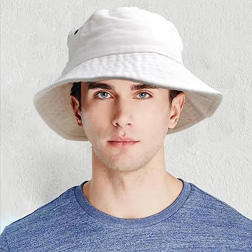 Miniatura 7 de Sombreros de pescador de algodón premium, sombreros plegables para hombres y mujeres, sombrero de pescador, sombreros de pesca