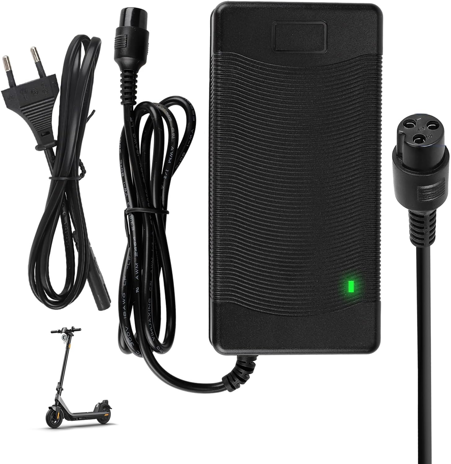 Chargeur 42V 2A pour Trottinette Électrique et Hoverboard avec DC 5.5x2.1mm | Sûr et