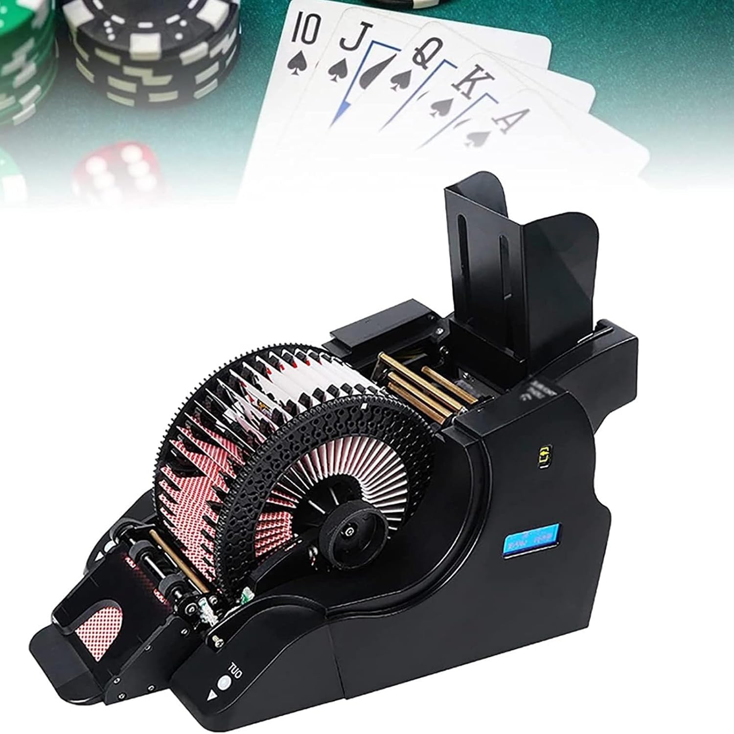 Intelligent 2 in 1 Automatic Card Shuffler and Dealer, Custom Gameplay, Various Licensing Methods, No Cheating Anymore, Electric Casino Poker for 8 Decks, 1-8 People Game