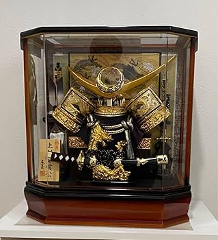 新品　兜飾り 五月人形 兜 端午の節句　ガラスケース飾り Amazon | 兜飾り 五月人形 子供の日 ガラスケース 端午の節句