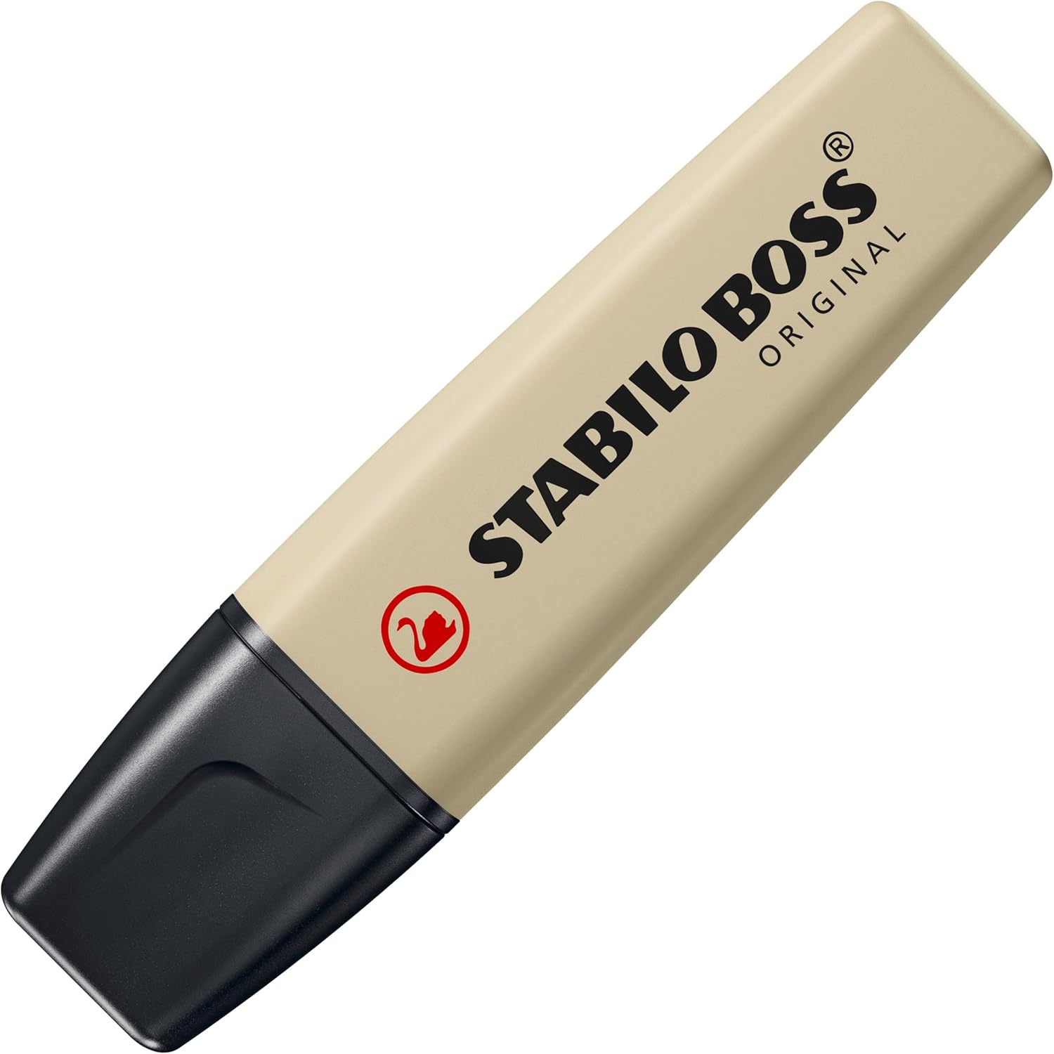 STABILO - BOSS ORIGINAL NatureCOLORS - Highlighter - Pack of 4 - Mud Green, Sienna, Umber, Black