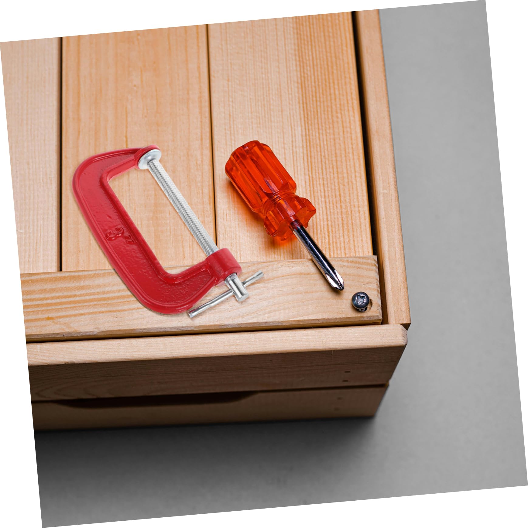 DOITOOL 6pièces Serre-joint C Métal pour Travail du Métal Large Ouverture de Mâchoire Mécanisme de Fixation Sécurisé