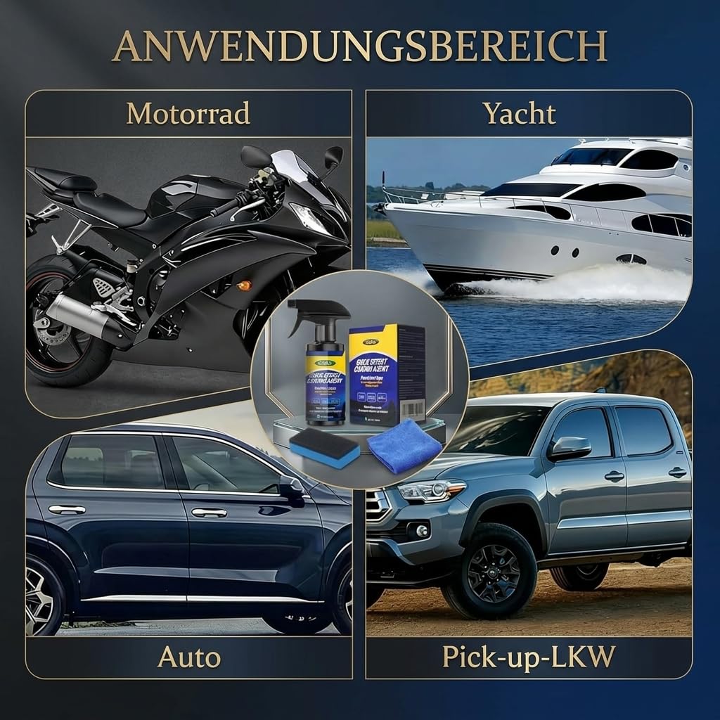 Sopami Spray Car, Quick Effect Coating Agent, 3-in-1 Autolackspray für Glanz und Schutz, Nano Lackversiegelung Auto, Kratzerreparatur für Fahrzeugpflege (Drei Flaschen)