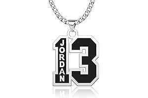 Personalized Number Pendant Necklace