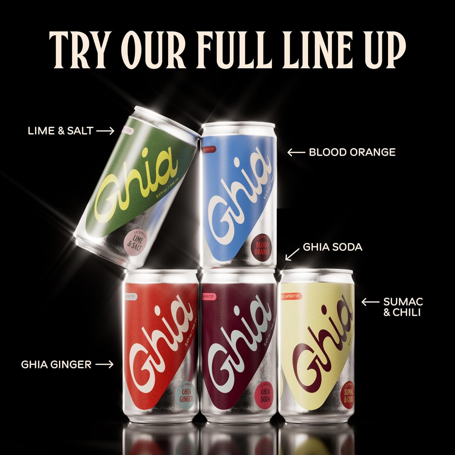 Ghia Non-Alcoholic Ginger Le Spritz, 8.4 Fl Oz (4-Pack) | Mocktail