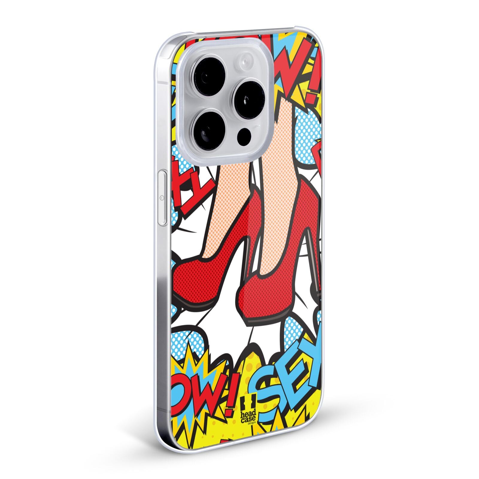 Head Case Designs Stiletto Rosso Pop Art Custodia Cover Dura per Parte Posteriore Compatibile con Apple iPhone 11