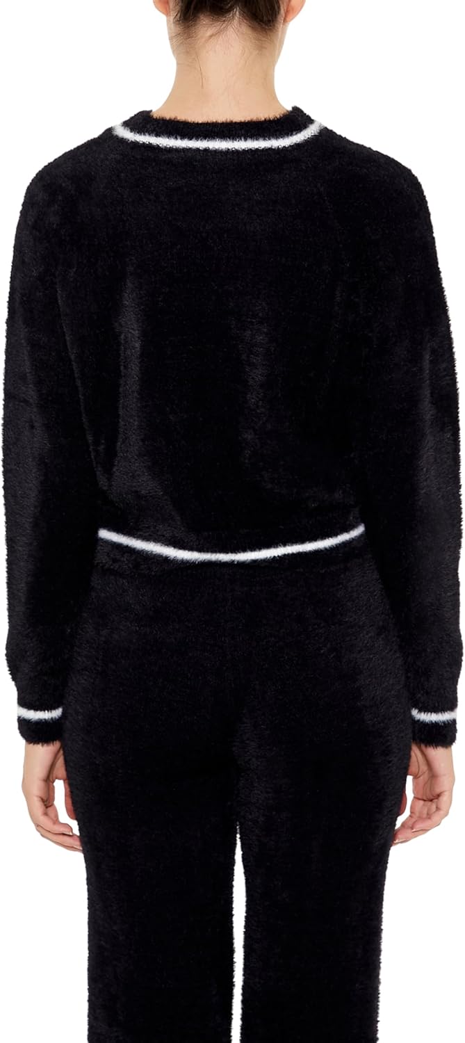 Forever 21 Womens Two-Tone Fuzzy Knit Sweater - Image 5